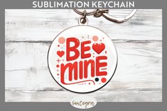 Be Mine v1 Round Keychain Sublimation Product Image 1