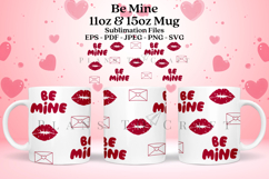 be mine valentine coffee mug sublimation wrap glass mug wrap svg presized for 11oz and 15oz glass mug are sublimation files