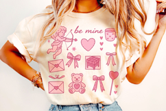 Be Mine Valentine PNG, Valentine's Day Sublimation, Cupid Product Image 1