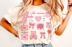 Be Mine Valentine PNG, Valentine's Day Sublimation, Cupid Product Image 1