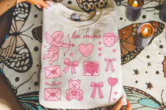 Be Mine Valentine PNG, Valentine's Day Sublimation, Cupid Product Image 3