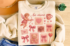 Be Mine Valentine's Day PNG, Love PNG, Xoxo PNG, Cupid PNG Product Image 3