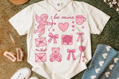 Be Mine Valentine PNG, Valentine's Day Sublimation, Cupid Product Image 5