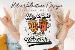Be Mine Valentine SVG File Retro Valentines SVG Design