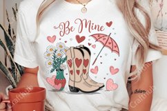 Be Mine Valentine Png, Valentine png, Retro Valentine PNG Product Image 2