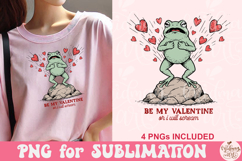 Be My Valentine or I Will Scream Png Product Image 1