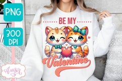 Be my Valentine PNG sublimation, Valentine&#039;s day sublimation Product Image 1