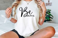 Be Original SVG, Motivational Quotes SVG Product Image 2