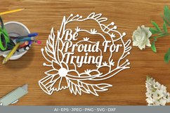 Be Proud for Trying Papercut Product Image 1