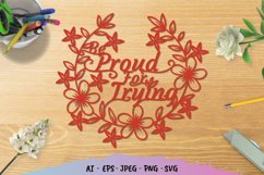Be Proud for Trying Papercut Product Image 1