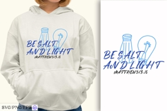 Christian BE SALT and Light SVG PNG T-shirt Design Product Image 5