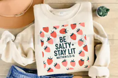 Be salty stay lit matthew 5 13 16 Sublimation PNG Product Image 3