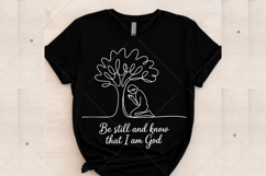 Be Still and Know SVG, Christian SVG, Psalm 46:10, Christian Product Image 5