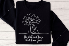 Be Still and Know SVG, Christian SVG, Psalm 46:10, Christian Product Image 4