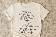 Be Still and Know SVG, Christian SVG, Psalm 46:10, Christian Product Image 8