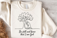 Be Still and Know SVG, Christian SVG, Psalm 46:10, Christian Product Image 9