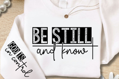 Be Still And Know SVG Design Product Image 2