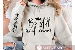 Be still and know Sleeve SVG Design Product Image 2