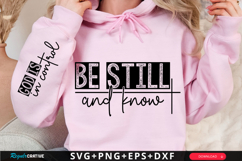 Be Still And Know SVG Design Product Image 1