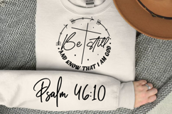 Be Still And Know That I Am God SVG Design Product Image 2