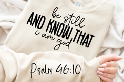 Be Still And Know That Sleeve SVG Design Product Image 3