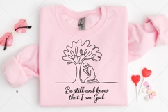 Be Still and Know SVG, Christian SVG, Psalm 46:10, Christian Product Image 3