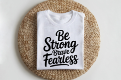 Be Strong Brave Fearless SVG | Mental Health SVG Product Image 2