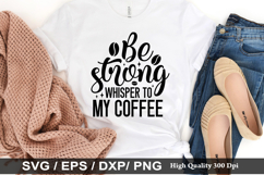 Coffee SVG Design - All i need is coffee and mascara Product Image 4