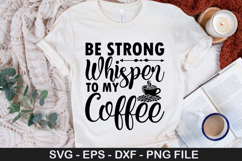 Coffee Quotes SVG Design -Coffee is My Love Language Product Image 2