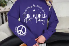 Be the Change You Wish to See in the Sleeve SVG Design Product Image 3