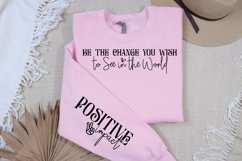Be the Change You Wish to See in the World Sleeve SVG Product Image 2