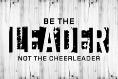 Be The Leader Not The Cheerleader, Fitness SVG, GYM Workout Product Image 2