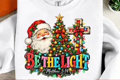 Be the Light Matthew 5:14 Christmas PNG Product Image 2
