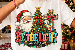 Be the Light Matthew 5:14 Christmas PNG Product Image 3