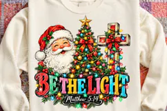 Be the Light Matthew 5:14 Christmas PNG Product Image 4