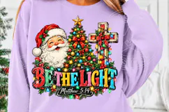 Be the Light Matthew 5:14 Christmas PNG Product Image 5