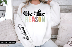 Be the reason - Sleeve Design, T-Shirt Design Product Image 3