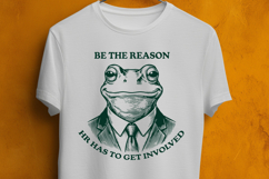Funny Frog Be The Reason HR Has To Get Involved SVG PNG Product Image 3