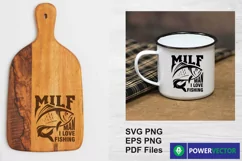 MILF Man I Love Fishing, Funny fishing Svg Product Image 2