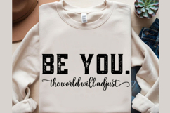 Be You Inspirational Quote Svg Design Product Image 3
