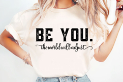 Be You Inspirational Quote Svg Design Product Image 4