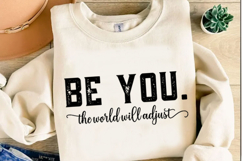 Be You Inspirational Quote Svg Design Product Image 5