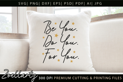 Be You Do You For You Motivational Inspirational Quote SVG Product Image 2
