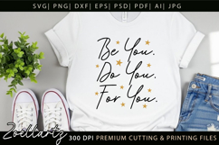 Be You Do You For You Motivational Inspirational Quote SVG Product Image 6