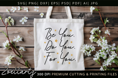 Be You Do You For You Motivational Inspirational Quote SVG Product Image 5