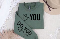 Be You Sleeve SVG, Positivity SVG Design Product Image 2