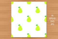 Pear. 6 Seamless patterns. Product Image 4