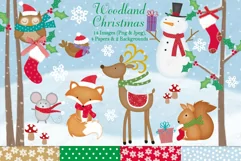 Christmas clipart, Christmas graphics & illustrations - Free Design of The Week Product Image 1