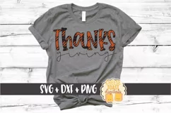 Thanksgiving - Buffalo Plaid Fall SVG PNG DXF Cut Files Product Image 1