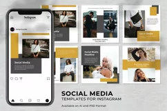 Fashion Street wear Instagram Social Media Template Product Image 1